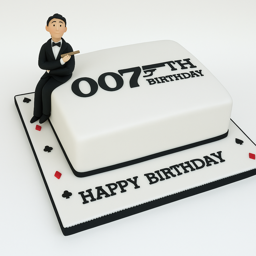 007 James Bond Birthday Cake