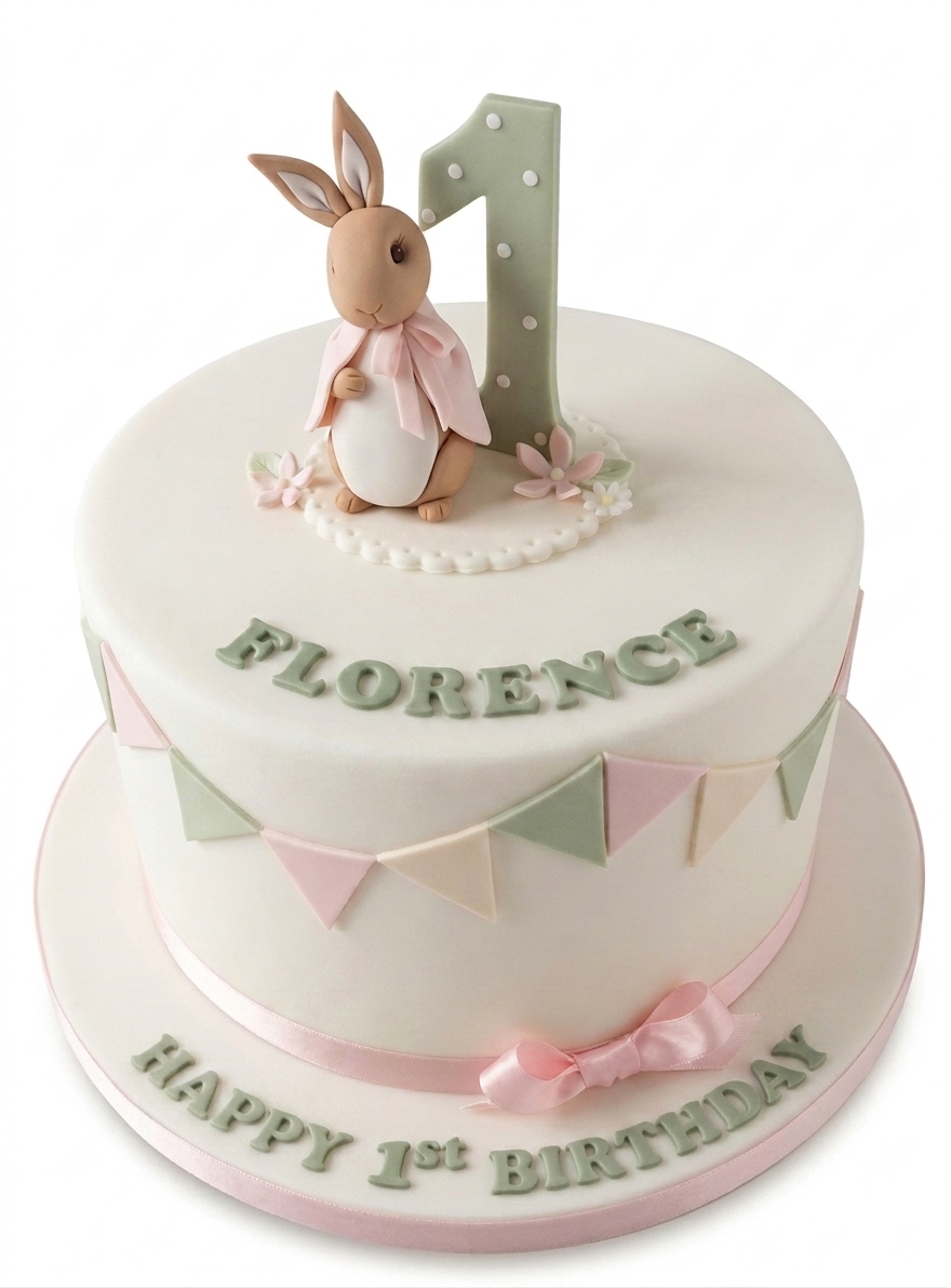 Peter Rabbit 1st Birthday Cake