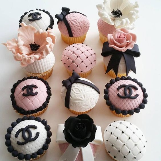 Chanel Theme Cupcakes