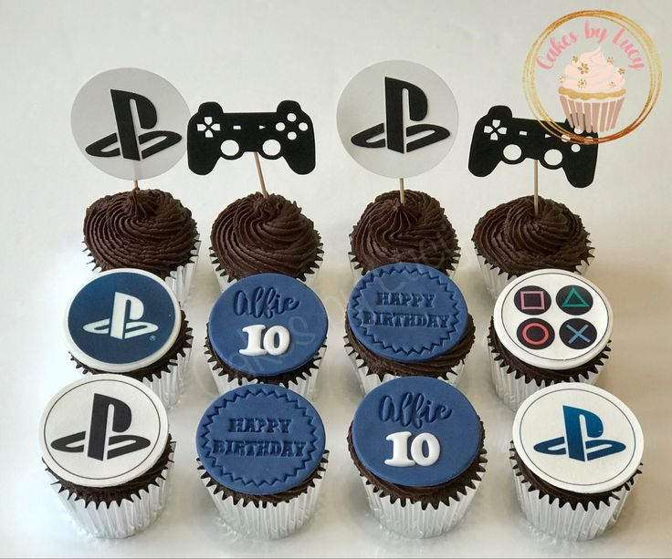 PlayStation cupcakes