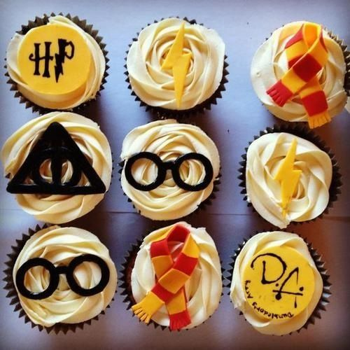Harry Potter Theme Cupcakes