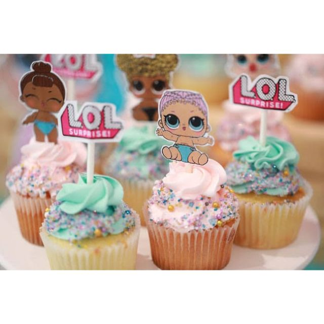 lol Dollls Photo Cupcakes