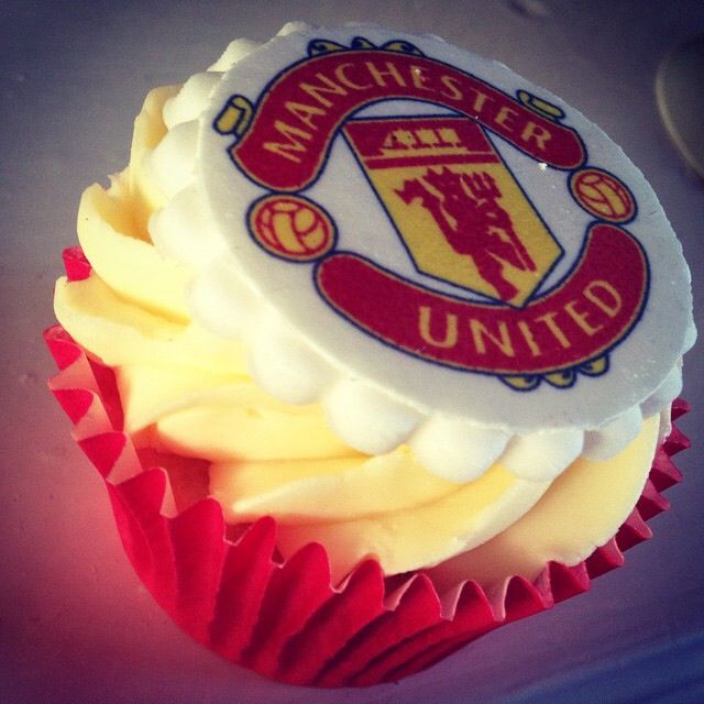Manchester United Theme Cupcakes