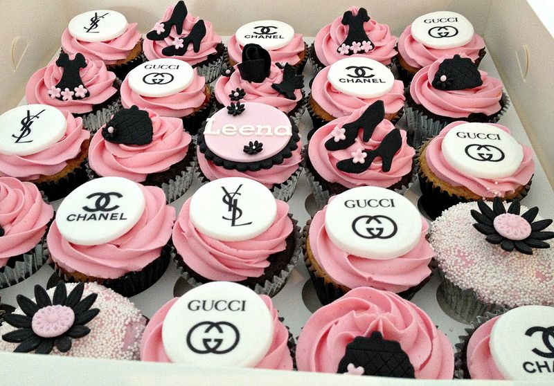 Shopping Themed Cupcakes