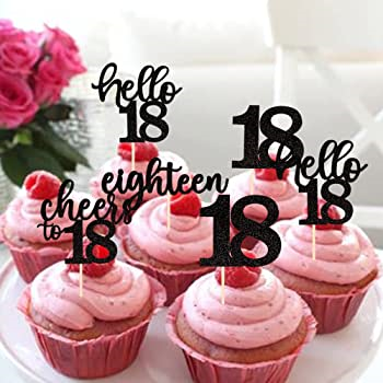18th Birthday Cupcakes