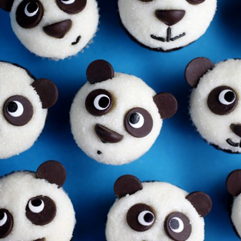 Panda Themed Cupcakes