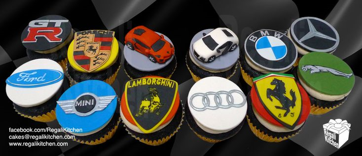 Lamborghini Cupcakes