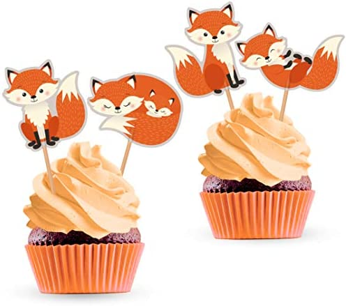 Fox Themed Cupcakes