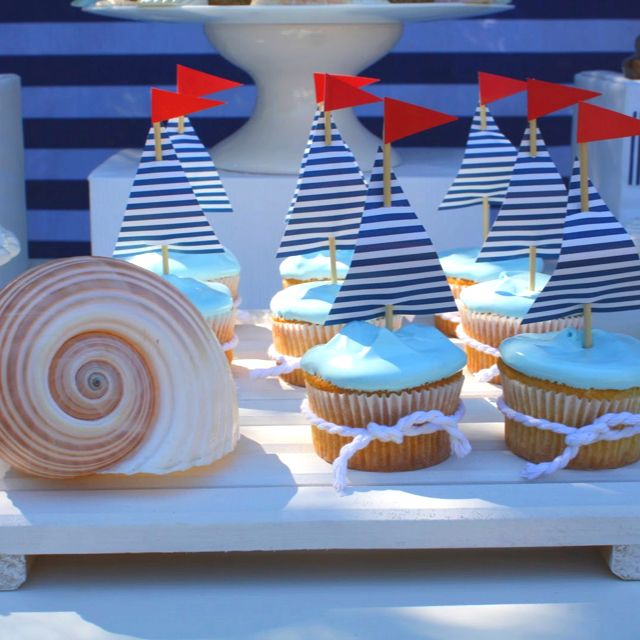 Yacht Cupcakes