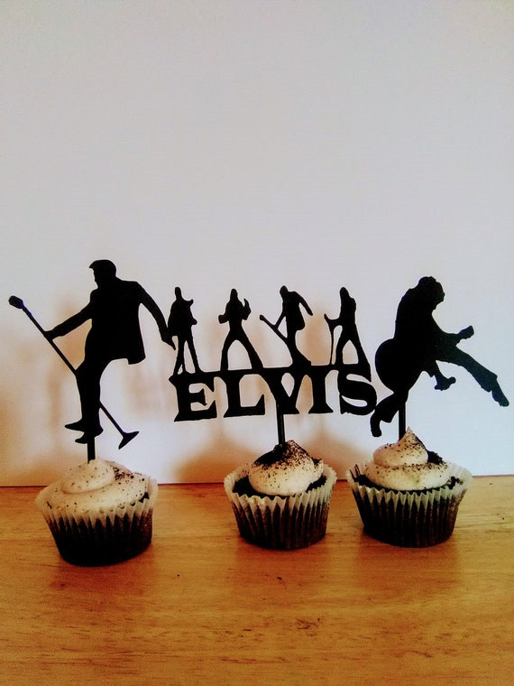Elvis Themed Cupcakes