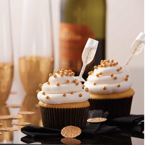Champagne Themed Cupcakes