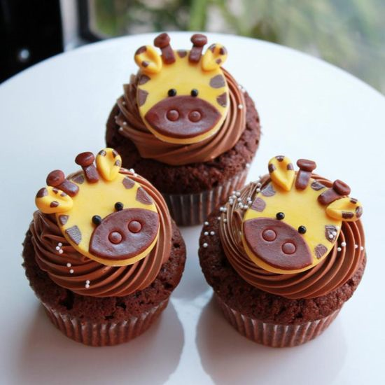 Giraffe Cupcakes