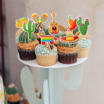 Cactus Themed Cupcakes
