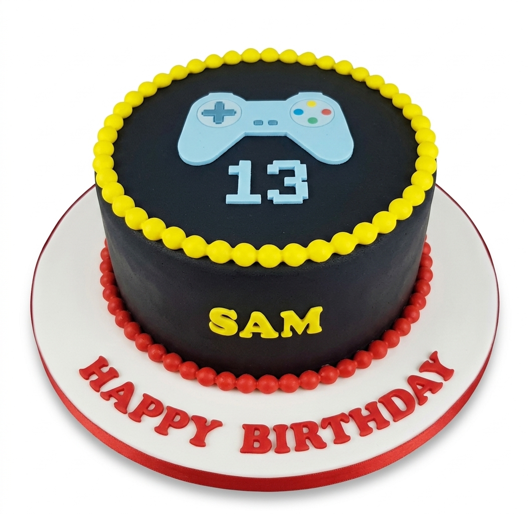 Gaming Controller Birthday Cake