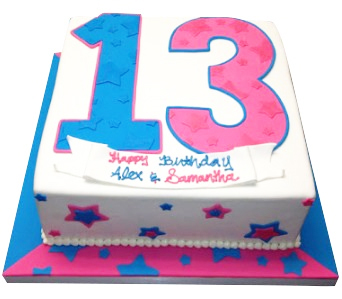 13th Birthday Cake For Boys