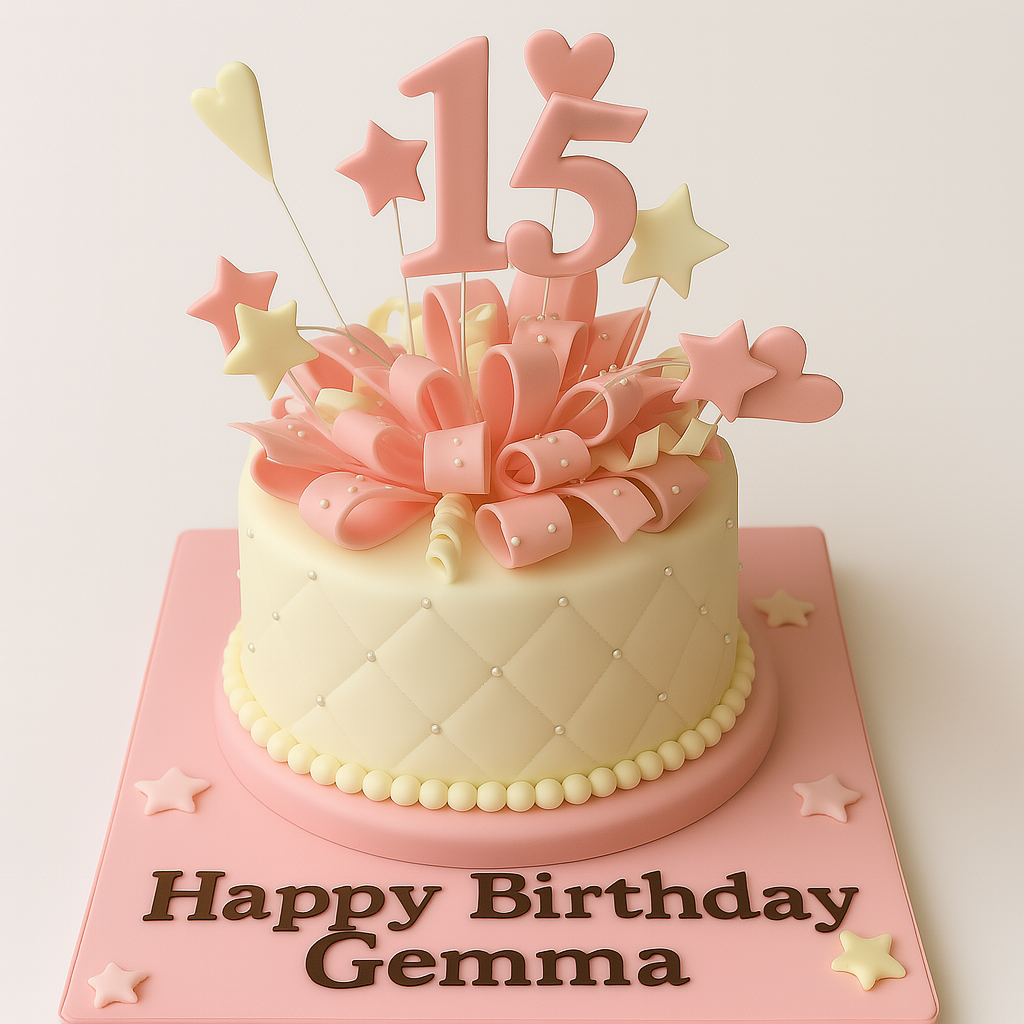 15th Birthday Cake For Girls