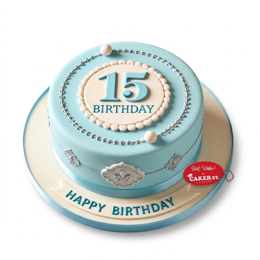 Elegant Custom Number Birthday Cake