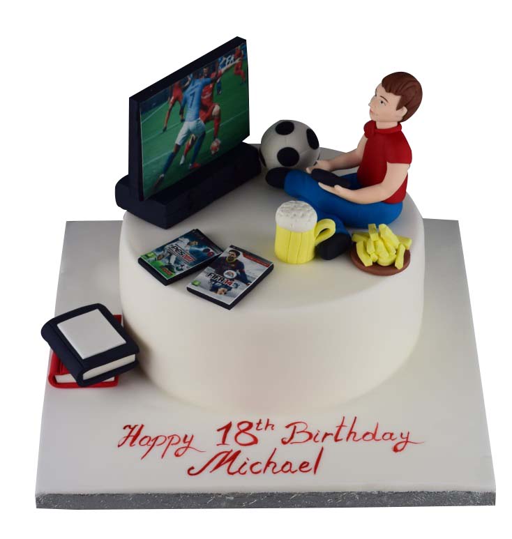 18th Birthday Cake for a Boy
