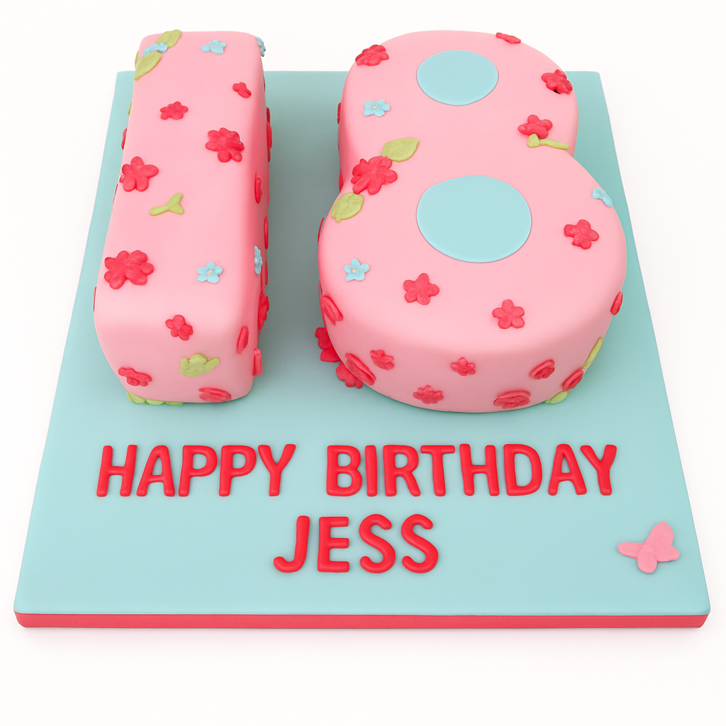 18th Birthday Cake for girl