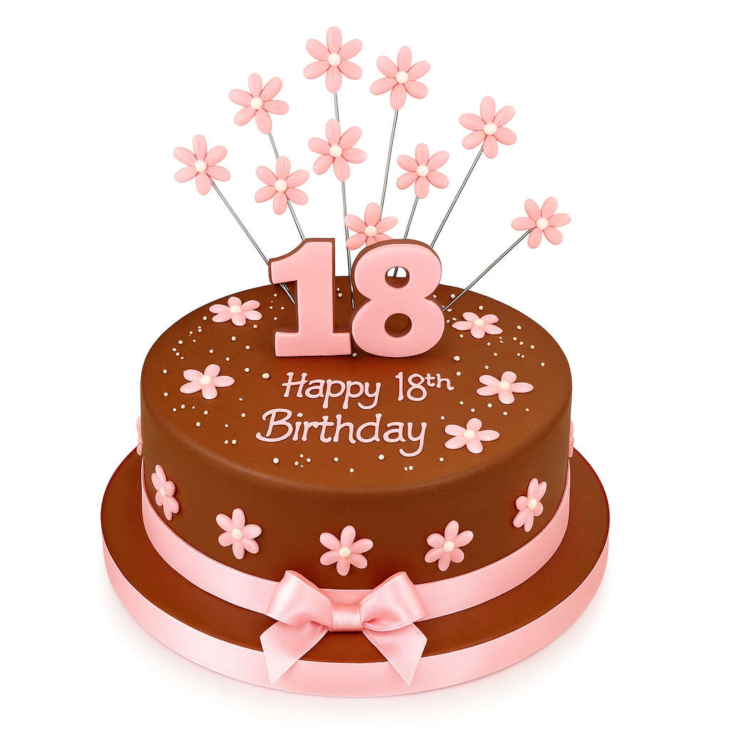 18th Birthday Cake for Her