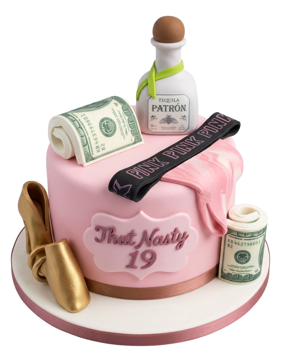 Glamorous Fashion Birthday Cake for Her