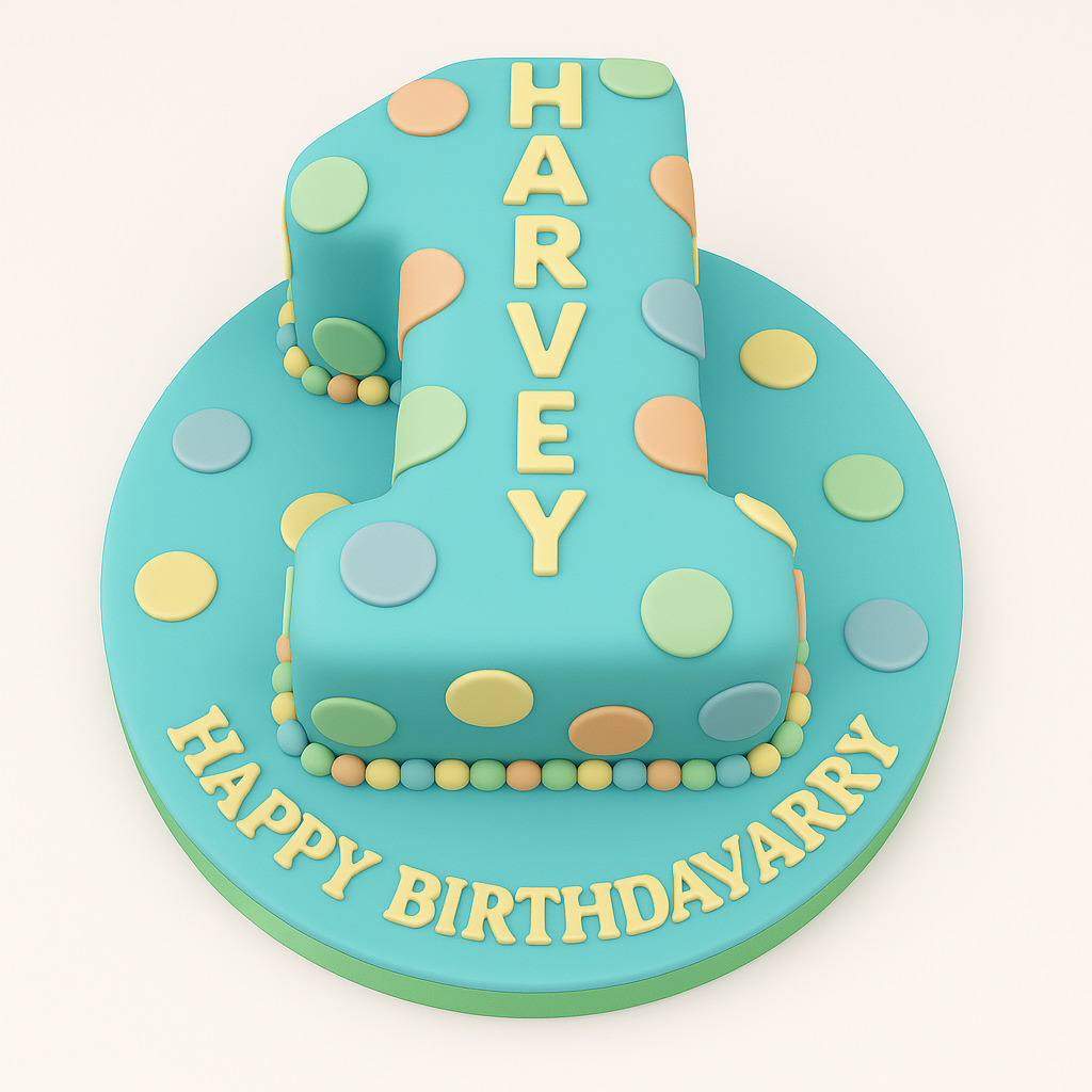 1st Birthday Cake For Boys