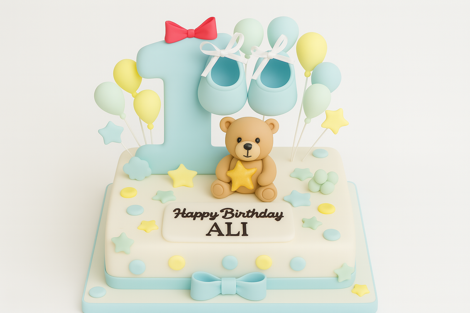 1st Birthday Cake For Boys