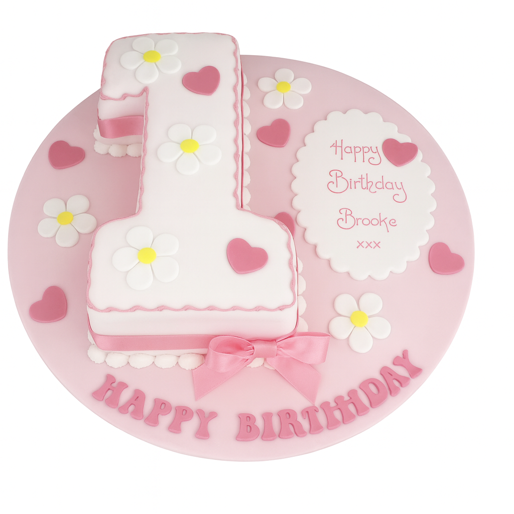 1st Birthday Cake for Girls