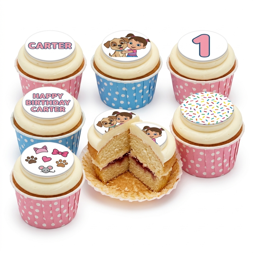 Doc McStuffins Theme Birthday Cupcakes for Kids