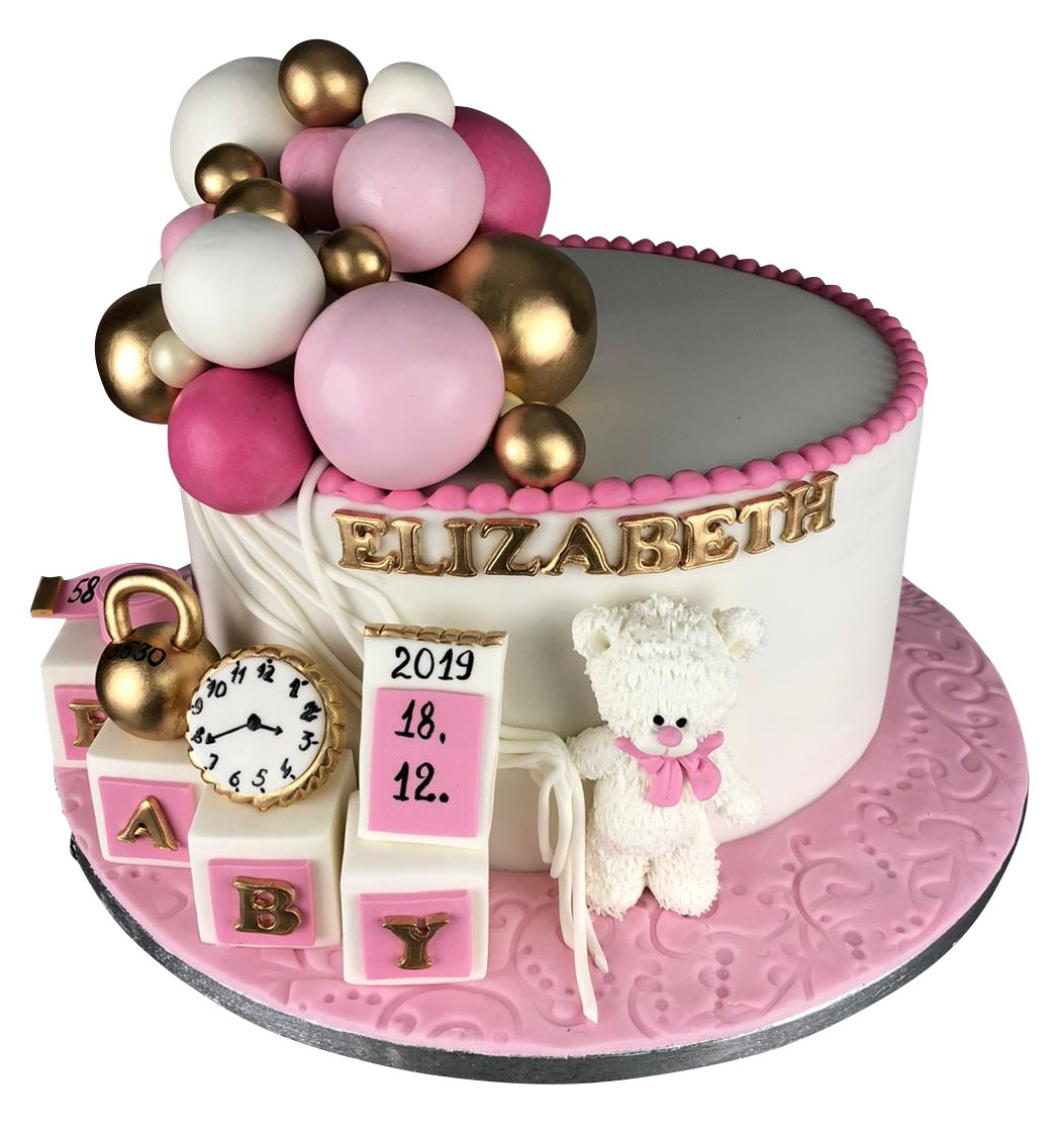 1st Happy Birthday Cake For Girls