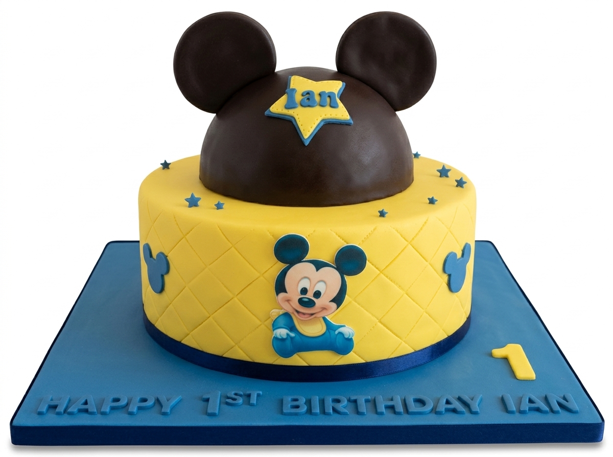 Mickey Mouse Birthday Cake for Kids