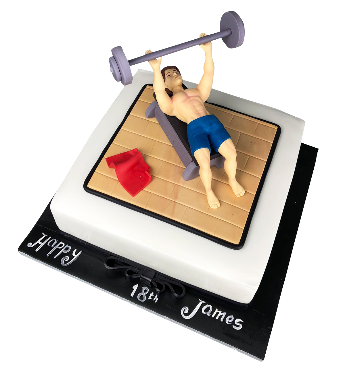 Gym Theme 21st Birthday Cake For Boys