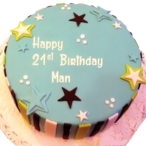 21st Birthday Cake for Men