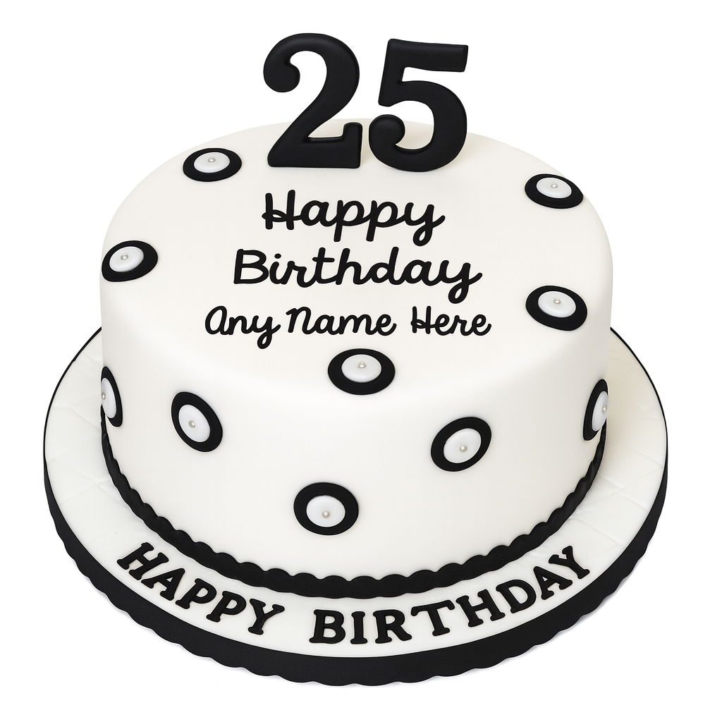 25th Birthday Cake