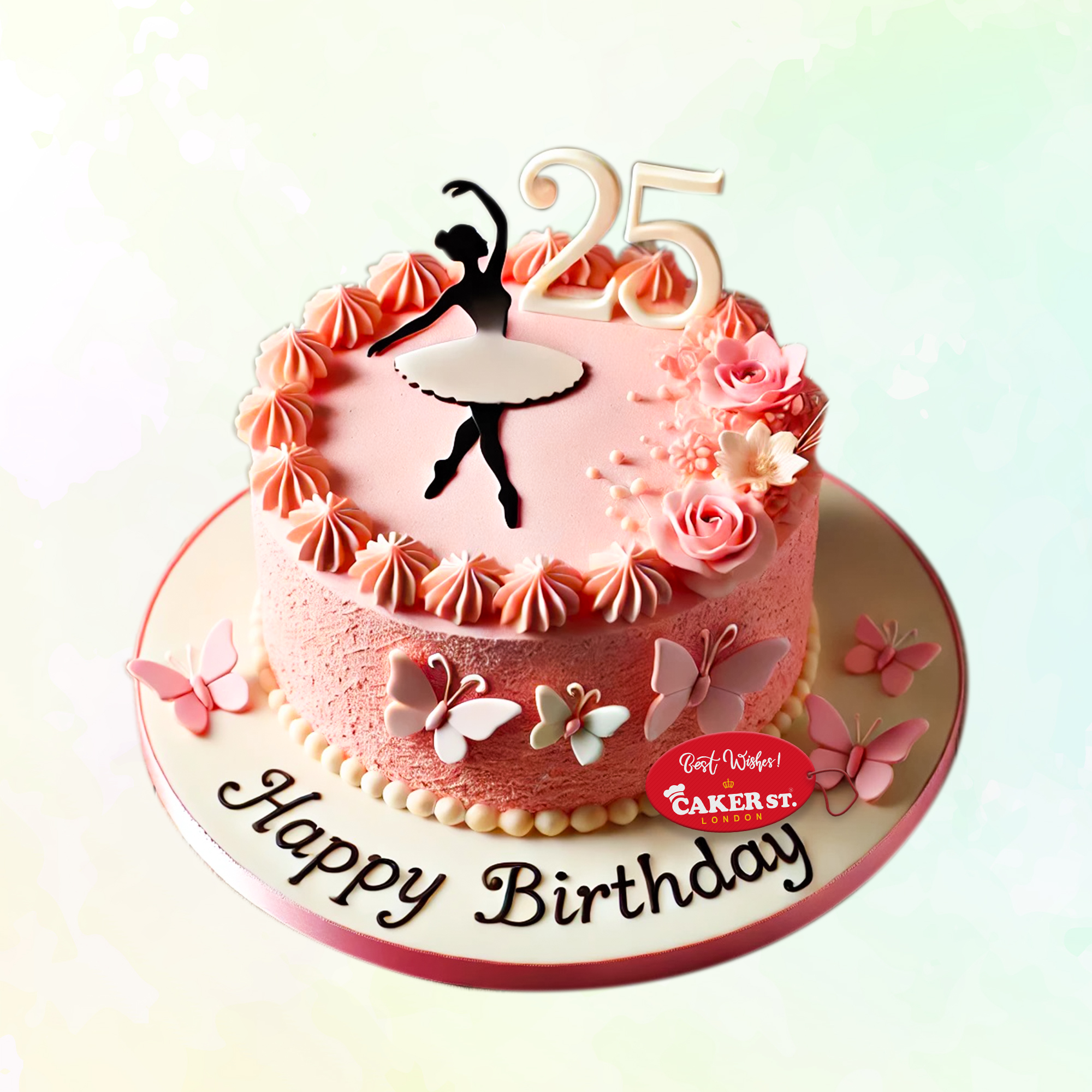 25th Birthday Cake For Her 