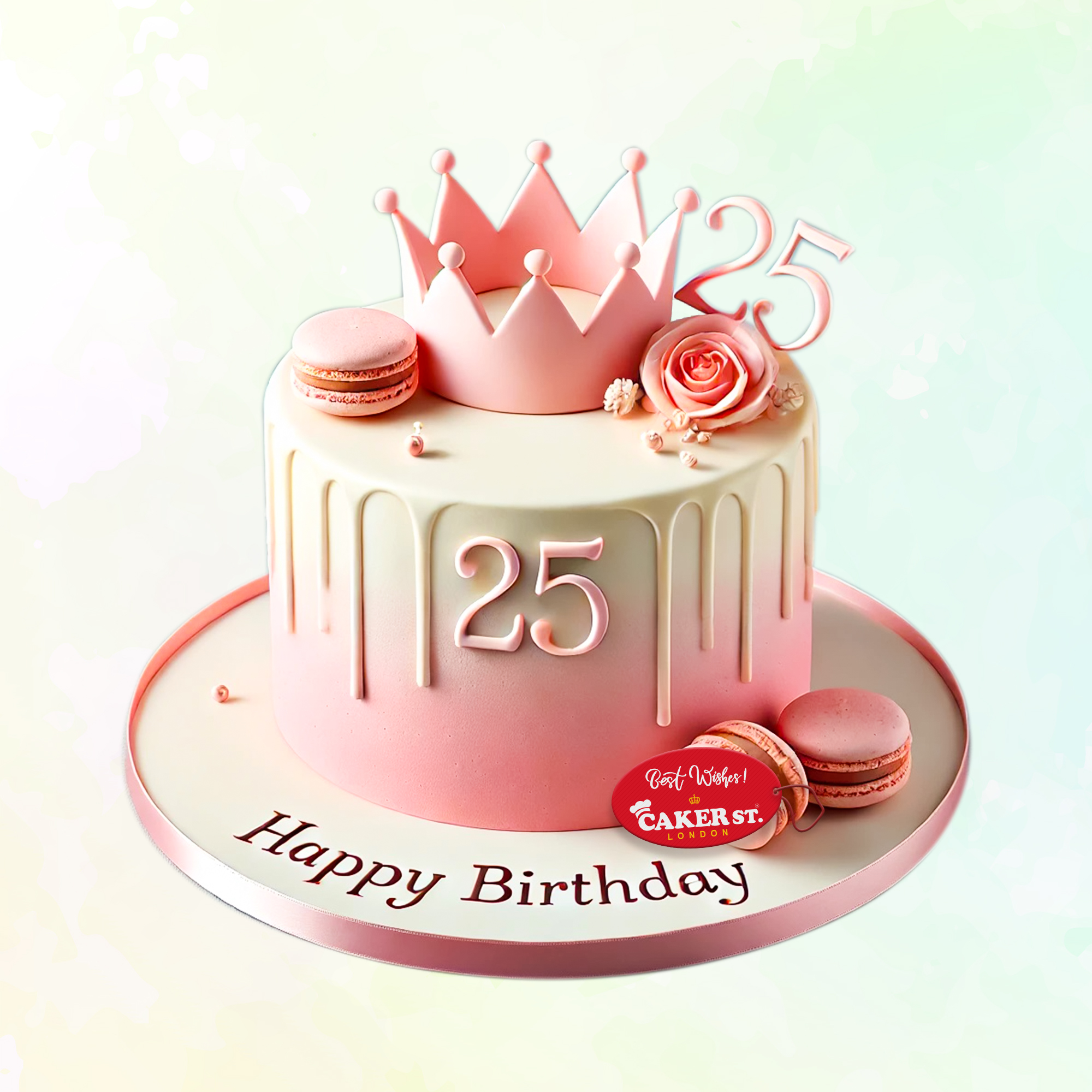 25th Birthday Cake For Her