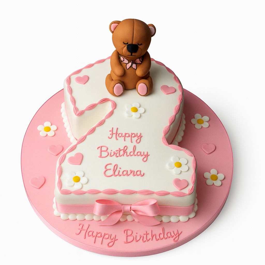 2nd Birthday Cake for Girls