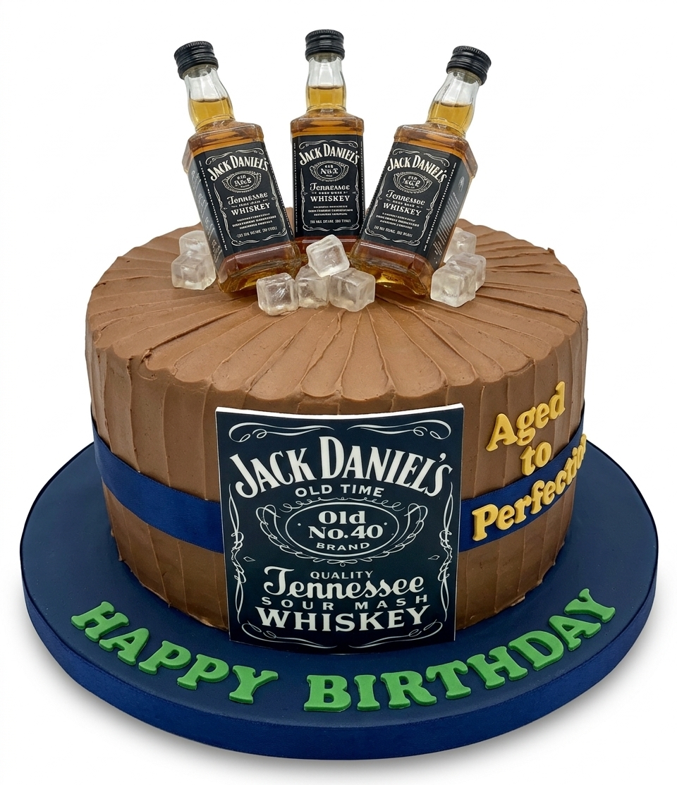 Jack Daniels Birthday Cake for Men