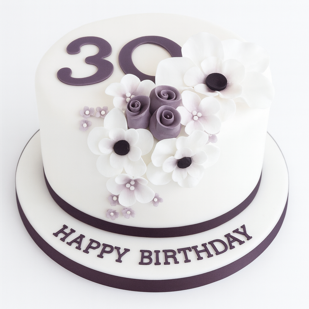 30th Birthday Cake For Girls
