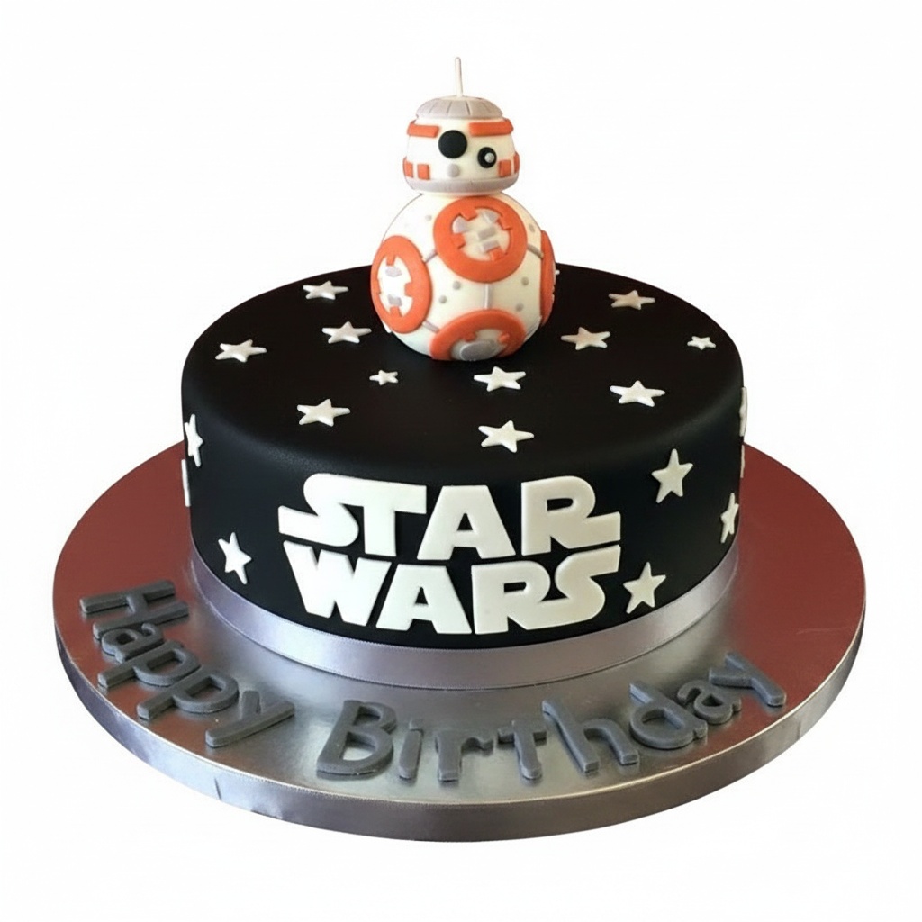 Star Wars BB-8 Birthday Cake