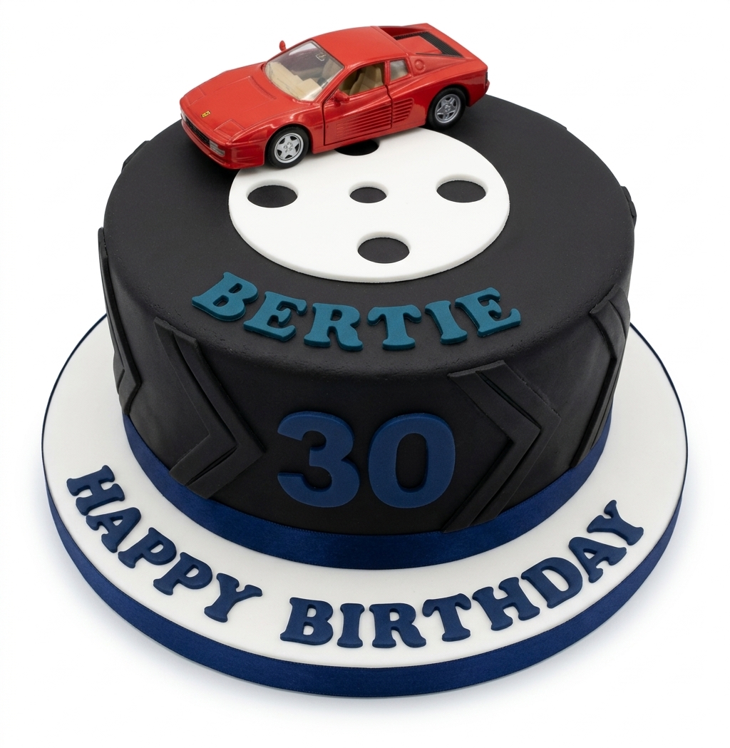 Ferrari Sports Car Birthday Cake