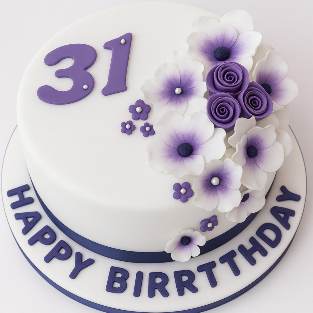 31st Birthday Cake for Her