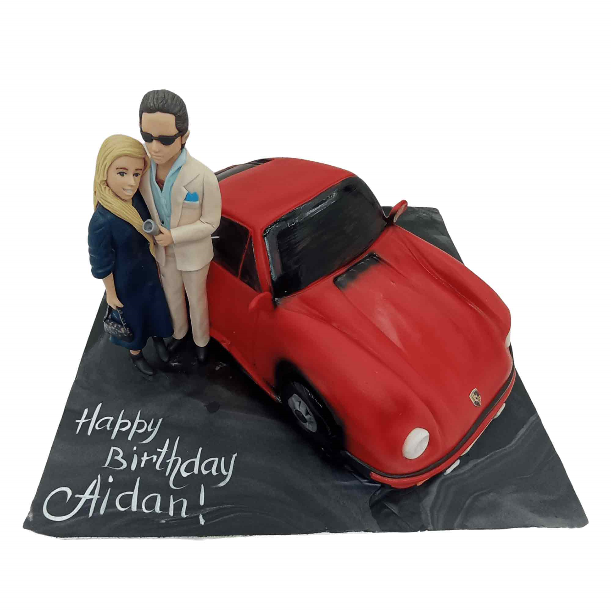 3D Car Themed Birthday Cake