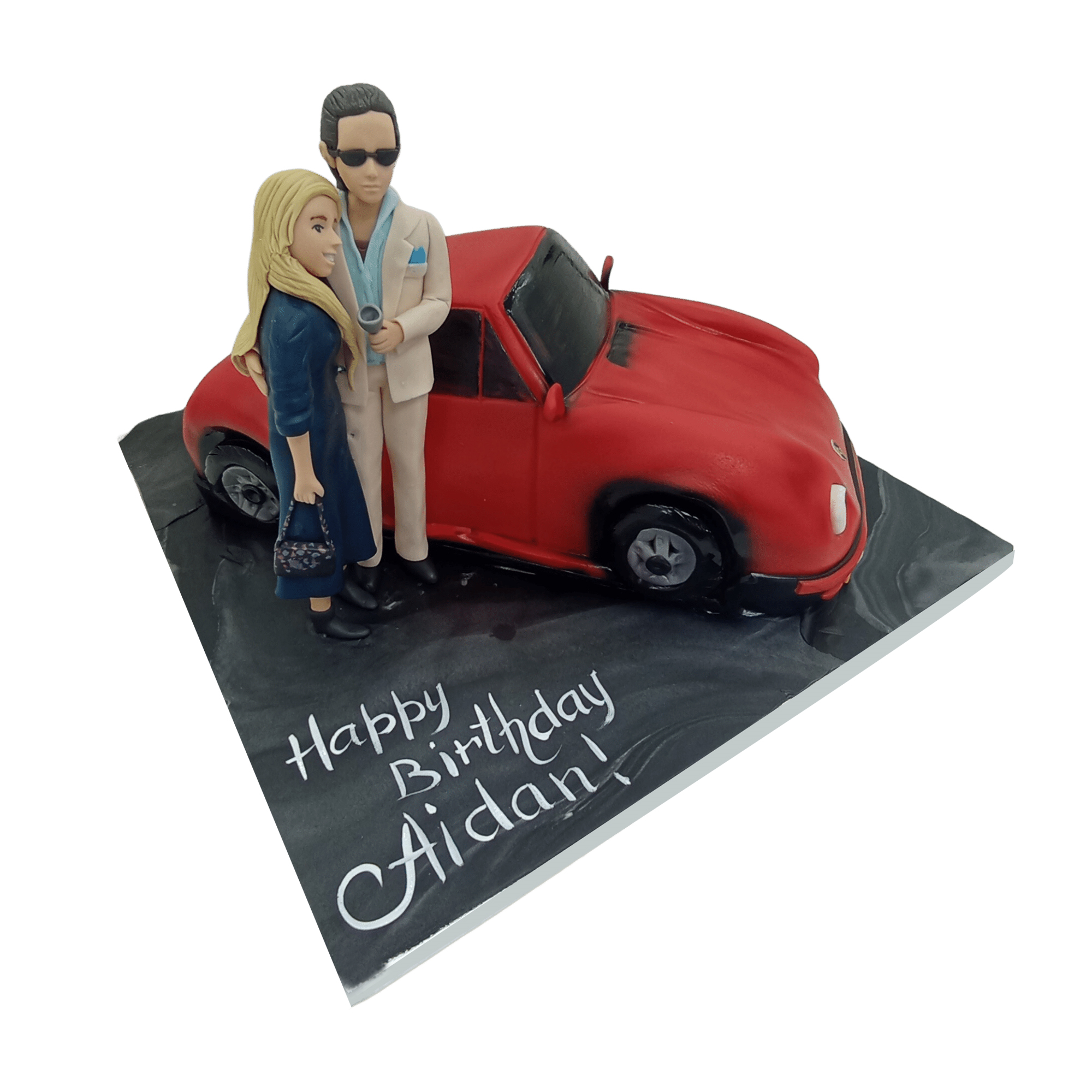 3D Car Themed Birthday Cake
