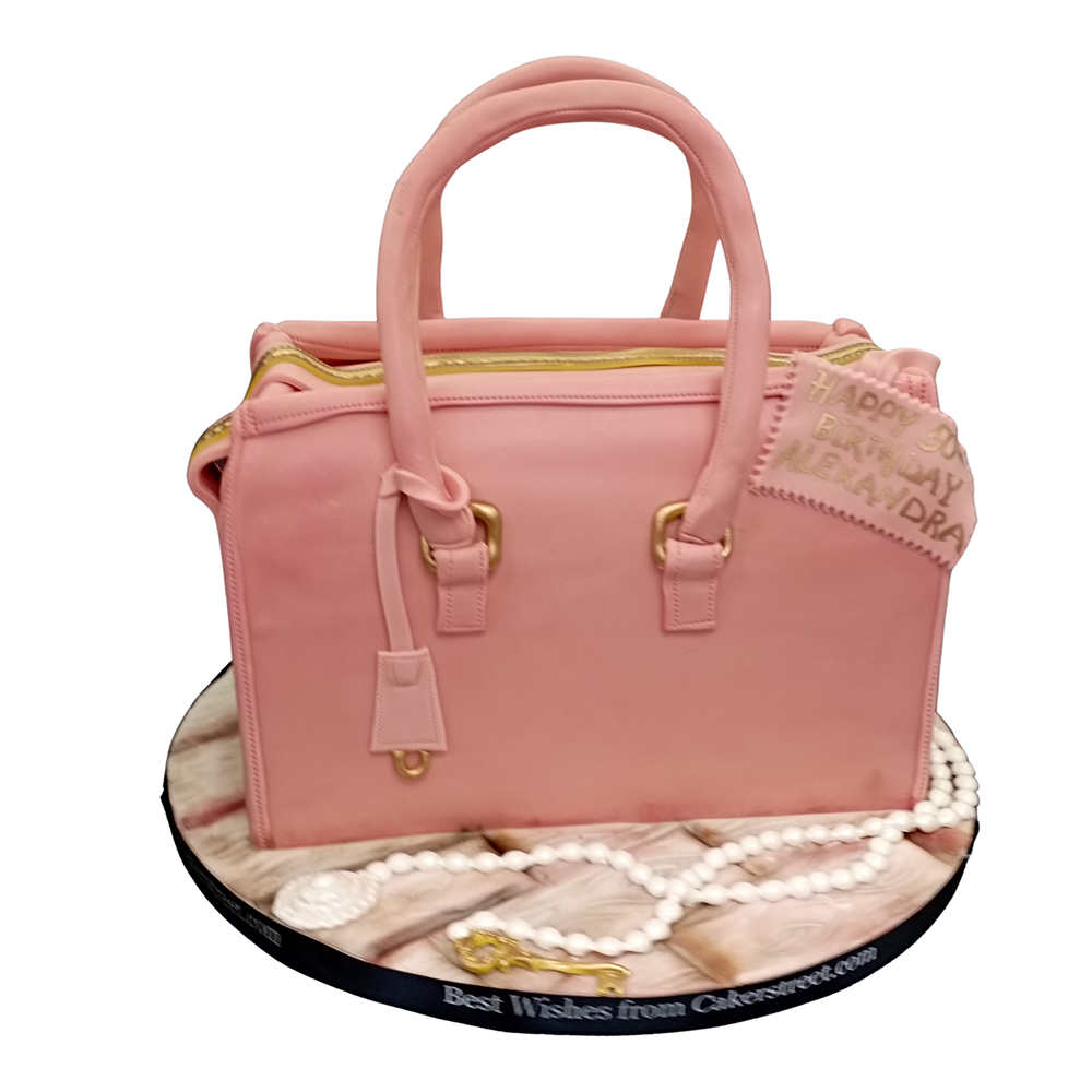 3D Pink Handbag Cake 