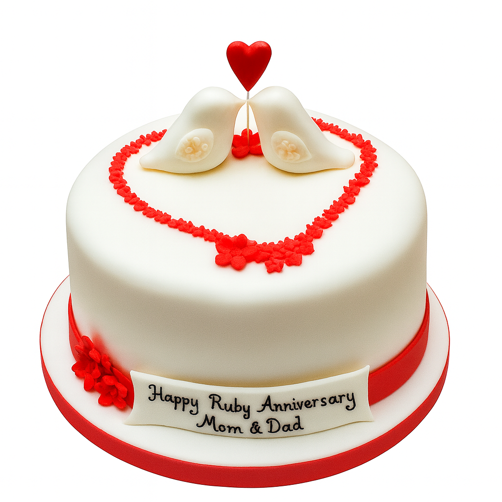 40th Anniversary Cake