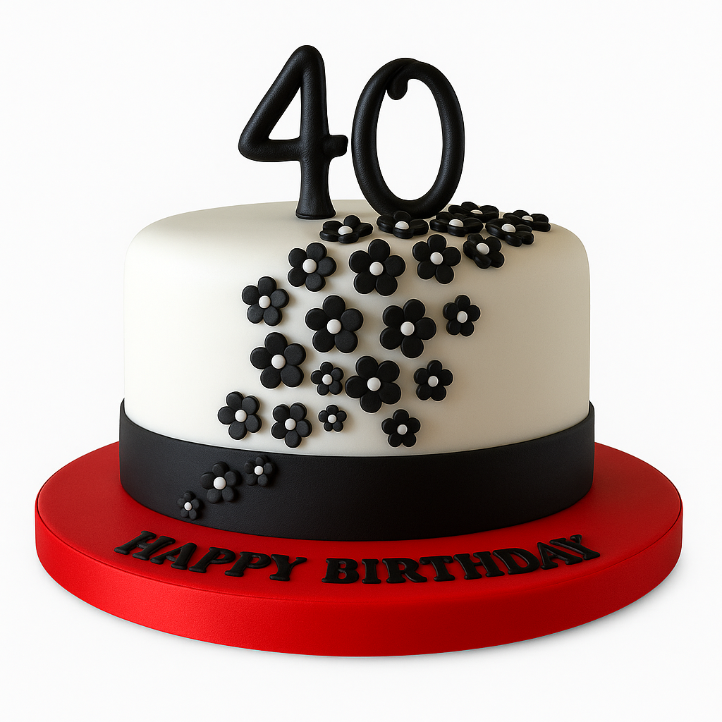 40th Anniversary Cake