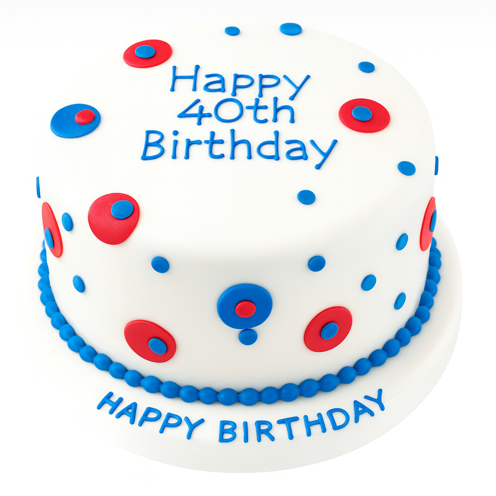 40th Birthday Cake for Him