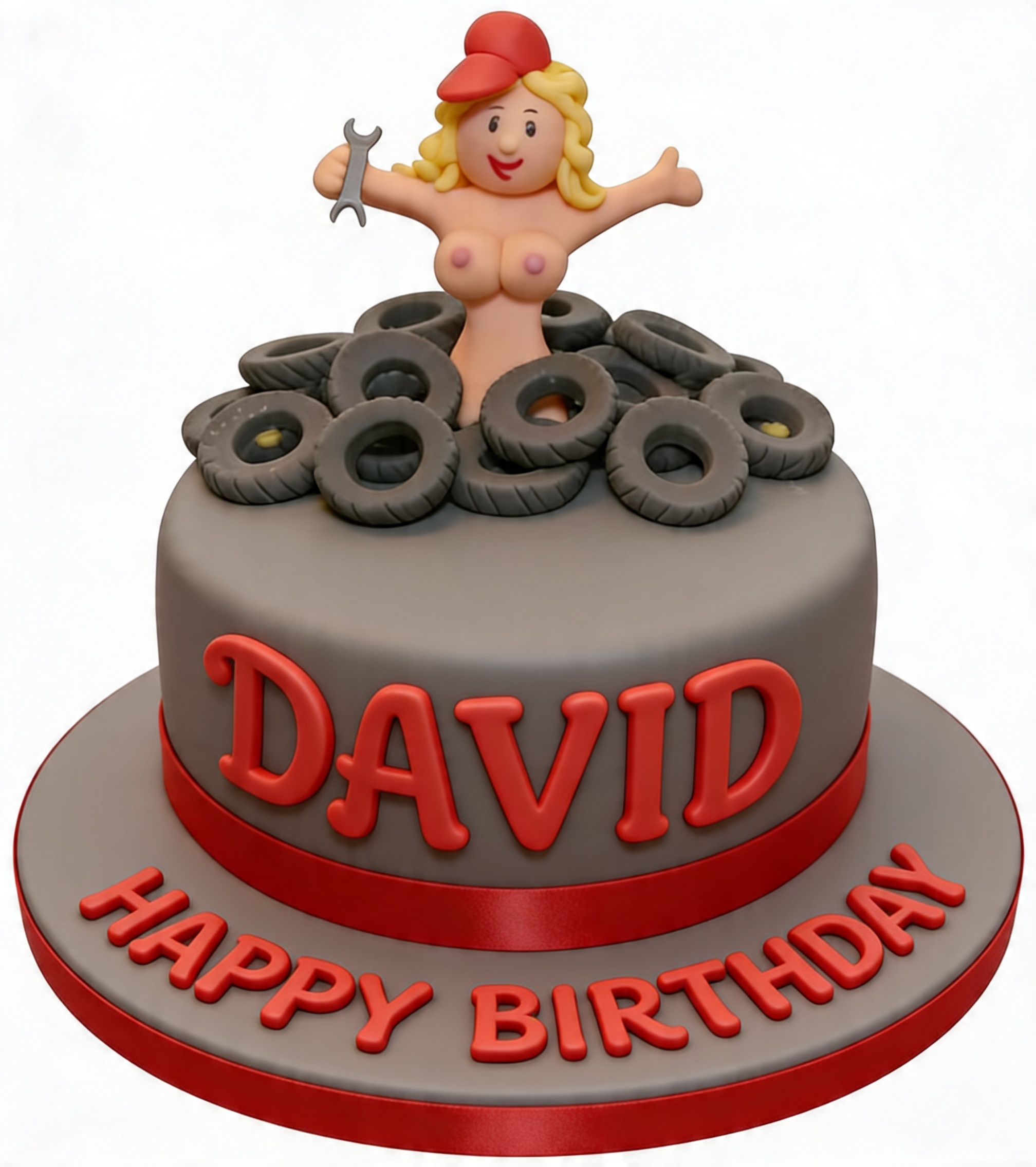 Mechanic Theme Birthday Cake for Men