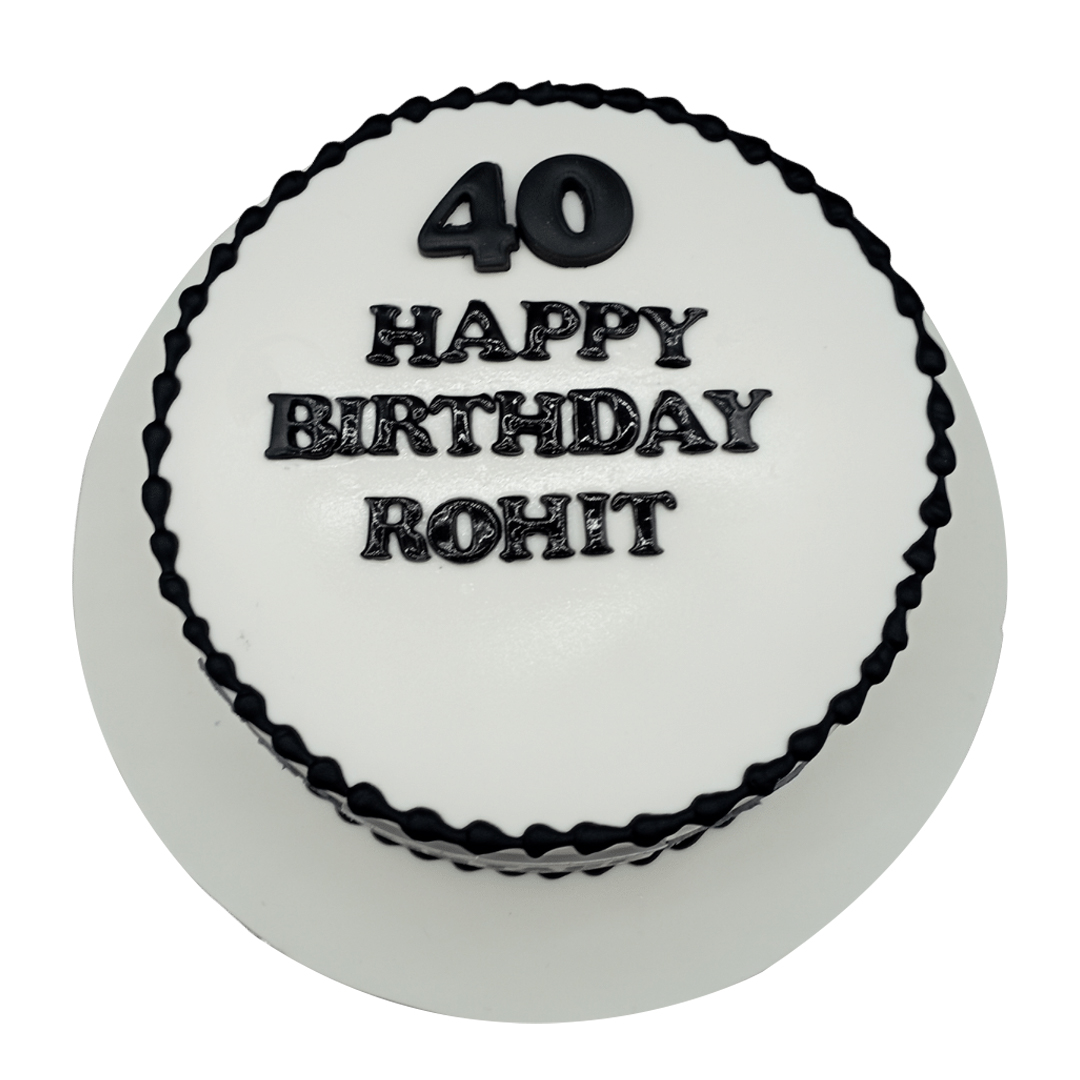 40th Birthday Cake For Men